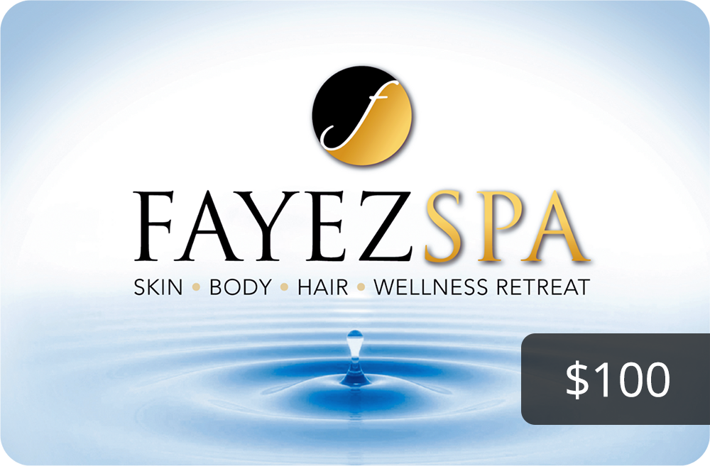 $100 Fayez Spa Gift Card